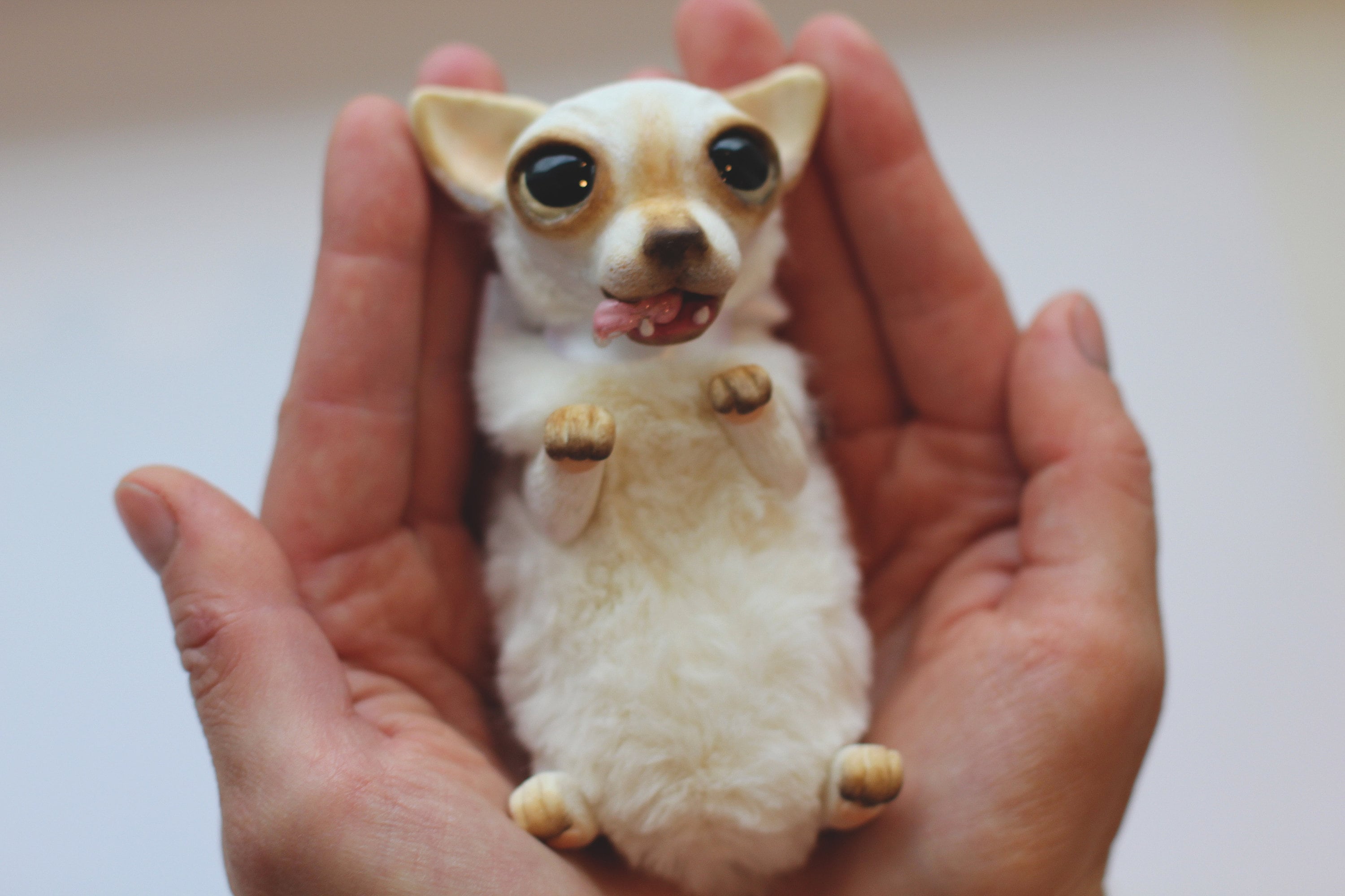 Chihuahua Dog Realistic Chihuahua Toy Handmade Plush Etsy UK