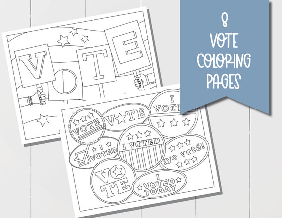 Election Coloring Pages