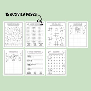 Earth Day Printable Activity Bundle with Coloring Pages, Word Search, Word Scramble, Games & Maze Activities! Earth Day Kids Activities image 3
