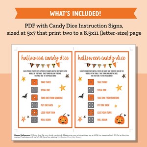 ハロウィンキャンディダイスゲーム、オフィスパーティーで楽しめるハロウィンゲーム、子供向けハロウィンゲーム、子供向けハロウィンキャンディゲーム、ハロウィンパーティーゲーム 画像 3