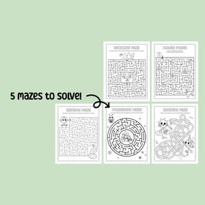 Earth Day Printable Activity Bundle with Coloring Pages, Word Search, Word Scramble, Games & Maze Activities! Earth Day Kids Activities image 5