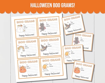 Halloween Boo Gram Fundraiser Flyer PTO Halloween Candy Gram Fall School Fundraiser Flyer