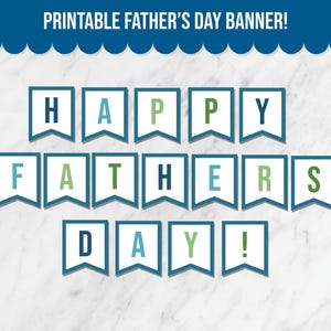Striscione per la festa del papà, bandierine stampabili per decorazioni domestiche per la festa del papà, decorazioni stampabili per la festa del papà