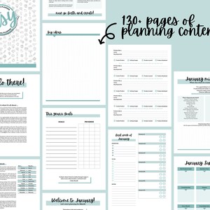 Etsy Seasonal Planner, Etsy Shop Planner, Printable Planner, Etsy Shop ...