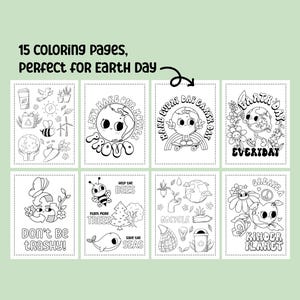 Earth Day Printable Activity Bundle with Coloring Pages, Word Search, Word Scramble, Games & Maze Activities! Earth Day Kids Activities image 6