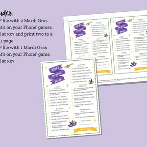 carnival mardi gras whats included