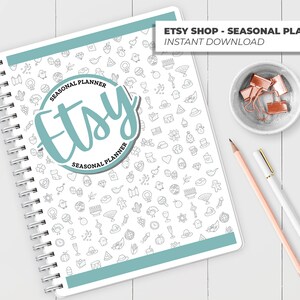 Etsy Seasonal Planner, Etsy Shop Planner, Printable Planner, Etsy Shop ...