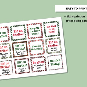 Elf on Strike Printable Signs - Il 300x300.4115307605 O29x