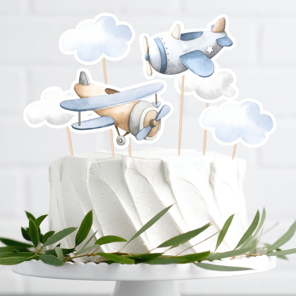 Airplane Cake Topper - Etsy