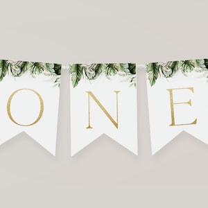 Wild One 1st Birthday Banner Editable Template. Age Banner Wild One Banner Jungle Safari Banner Garland 1st Birthday Bunting for Boys, J1