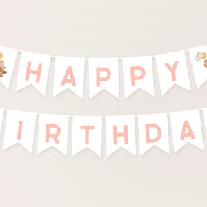 Hadanceo 300cm Happy Birthday Paper Banner Wall Hanging Bunting Garland  Home Party Decor 