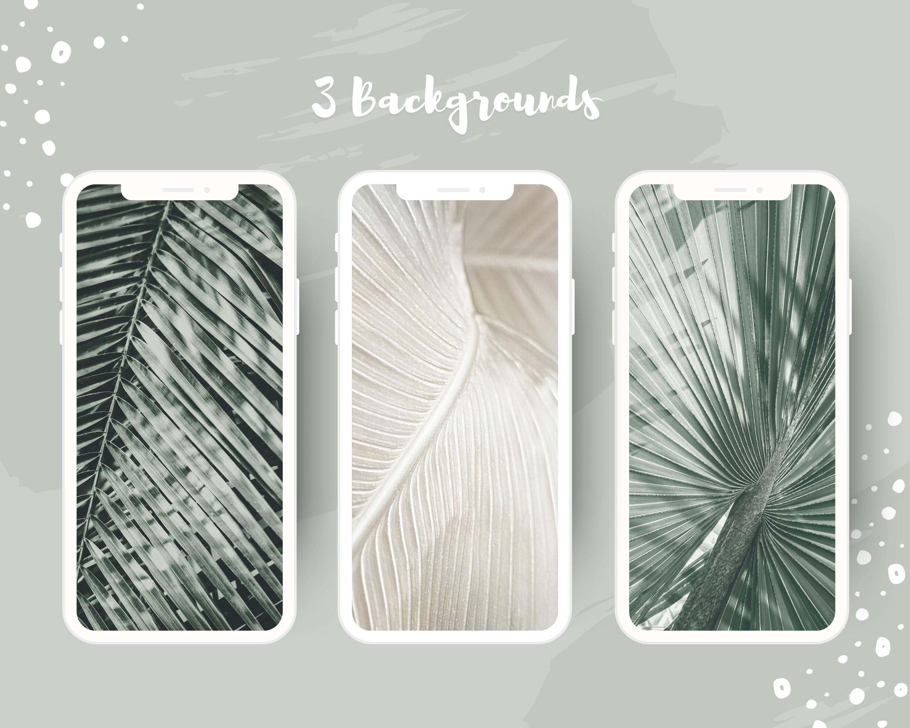 Sage Aesthetic iOS 14 Icons Green iOS 14 App Icons IOS14 Leaf Etsy