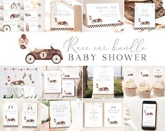 Rennwagen-Schärpe Für Schwangere – Vintage Auto Design Für Babyparty & Fotos