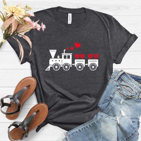 Love Train Shirt, Heart Shirt, Love Shirt, Hope Shirt, Kids Shirt, Train Tees, Valentines Shirt