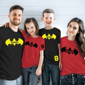 Bat Mom Dad  T-shirt, Inspired T-shirt, Perfect Gift for Dad! , Father's Day Shirt , Birthday Bat Shirt , Gift For Dad, Bat Family Tees