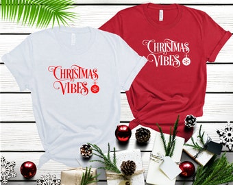 Christmas Vibes Shirt, JOY Shirt- Super Soft shirt,  Snowflake Shirt, Christmas Shirt, Gift for her, Gift for him, Family shirt