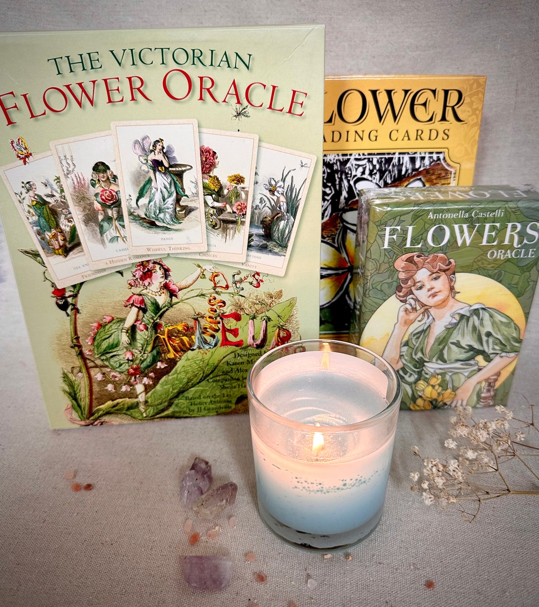 The Victorian Flower Oracle Set Flower Reading and Flowers - Etsy