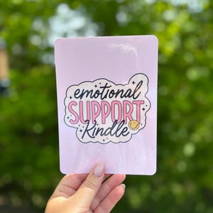 Kindle Paperwhite Skin Insert for Clear Case Emotional Support Kindle Insert Bookish Gifts for Readers Kindle Paperwhite insert