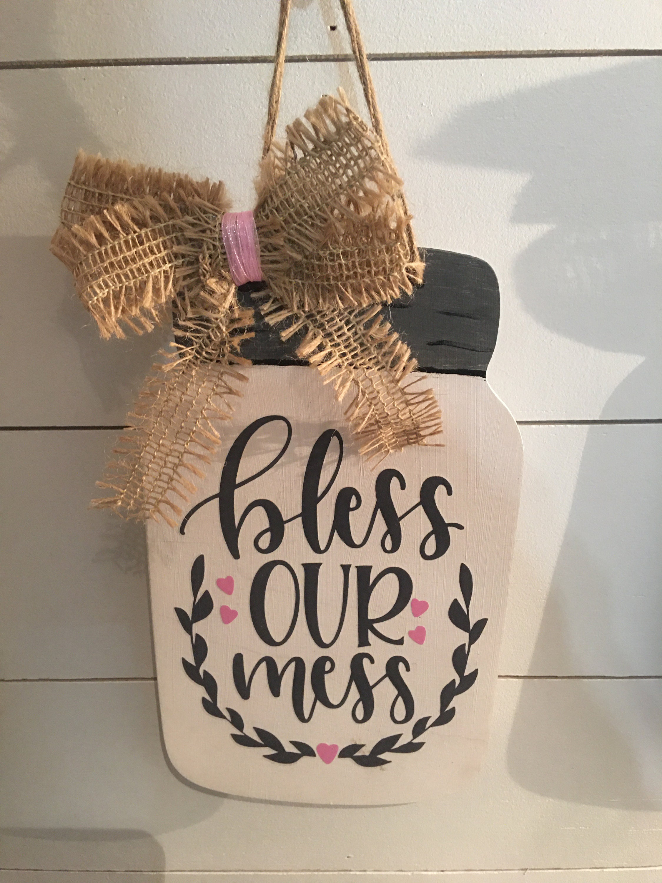 Custom Wooden Mason Jar Signs Etsy