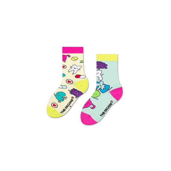 Calze lunghe colorate Unisex mixTURY Organi per bambini, taglia 30