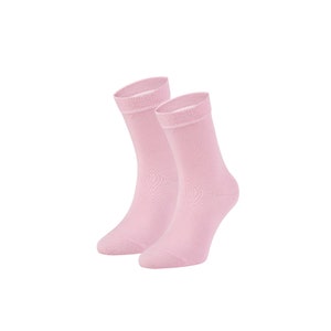 Pink Long Socks (1 pair) | Cotton Socks | Basic | Kids Socks | Socks for Girls and Boys | Casual Socks | ZOOKSY