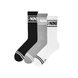 ZOOKSY NINETIES 3x Long Socks Monocolor for Tenis Adults | Women's Socks | Men's Socks | Gift for Men | Gift for Women