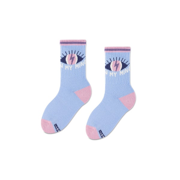 Zooksy - Socks for Children for Boys and Girls, 1 Pair SURF I Funny Long Socks I Cotton Long Socks I School Gift | On My Mind