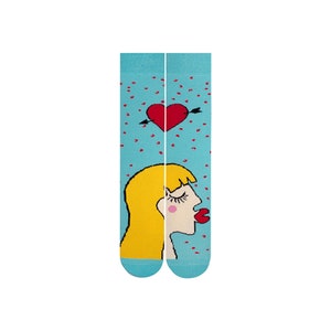 ZOOKSY Lovers - Socks Set For a Couple Adults | Women's Socks | Men's Socks | Gift for Men | Gift for Women