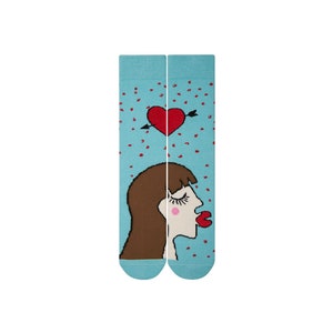 ZOOKSY Lovers - Socks Set For a Couple Adults | Women&#39;s Socks | Men&#39;s Socks | Gift for Men | Gift for Women
