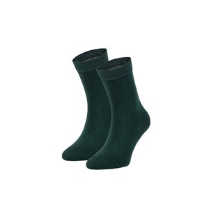 BASIC Socks, long socks for children, dark green socks