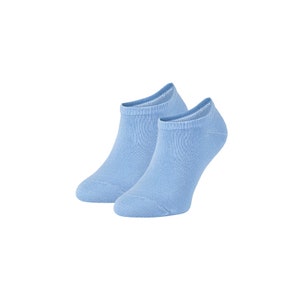 Blue Sneaker Socks (1 pair) | Cotton Socks | Basic | Kids Socks | Socks for Girls and Boys | Short Socks | ZOOKSY