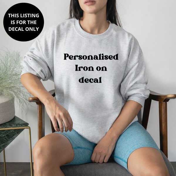 Custom Iron on Transfer Etsy Australia