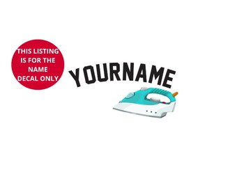 Iron on letter, Personalized jersey name decal, Personalised Iron On Jersey, Custom team Iron on, Custom Team jersey Iron on Decal