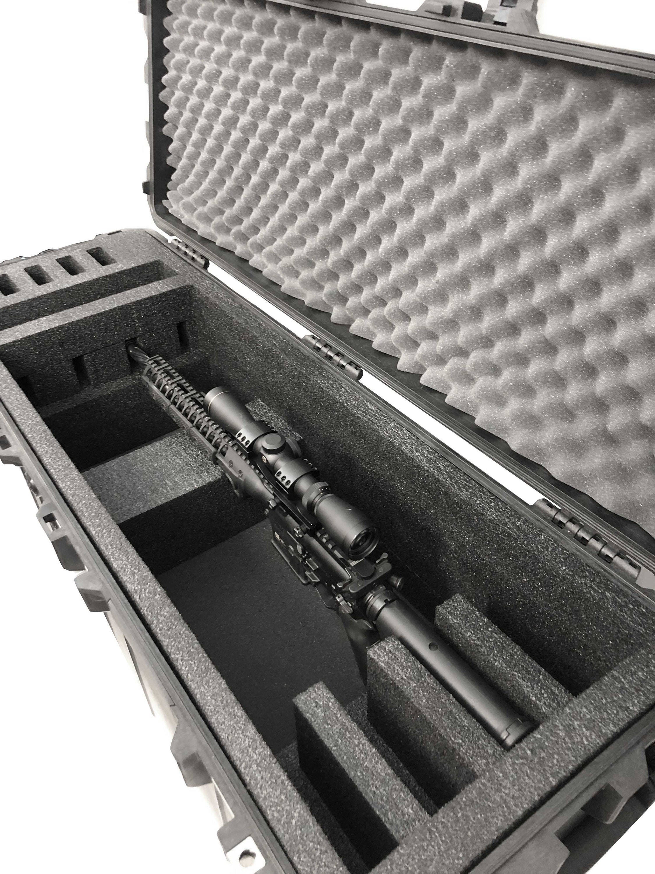 Pelican Case 1740 Foam Insert for 4 AR Rifles FOAM ONLY 