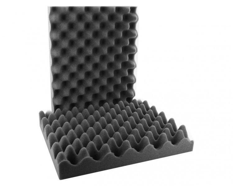  Gun Case Foam 12 x 36 x 2 inch - 1 piece (charcoal) acoustic  foam/studio.