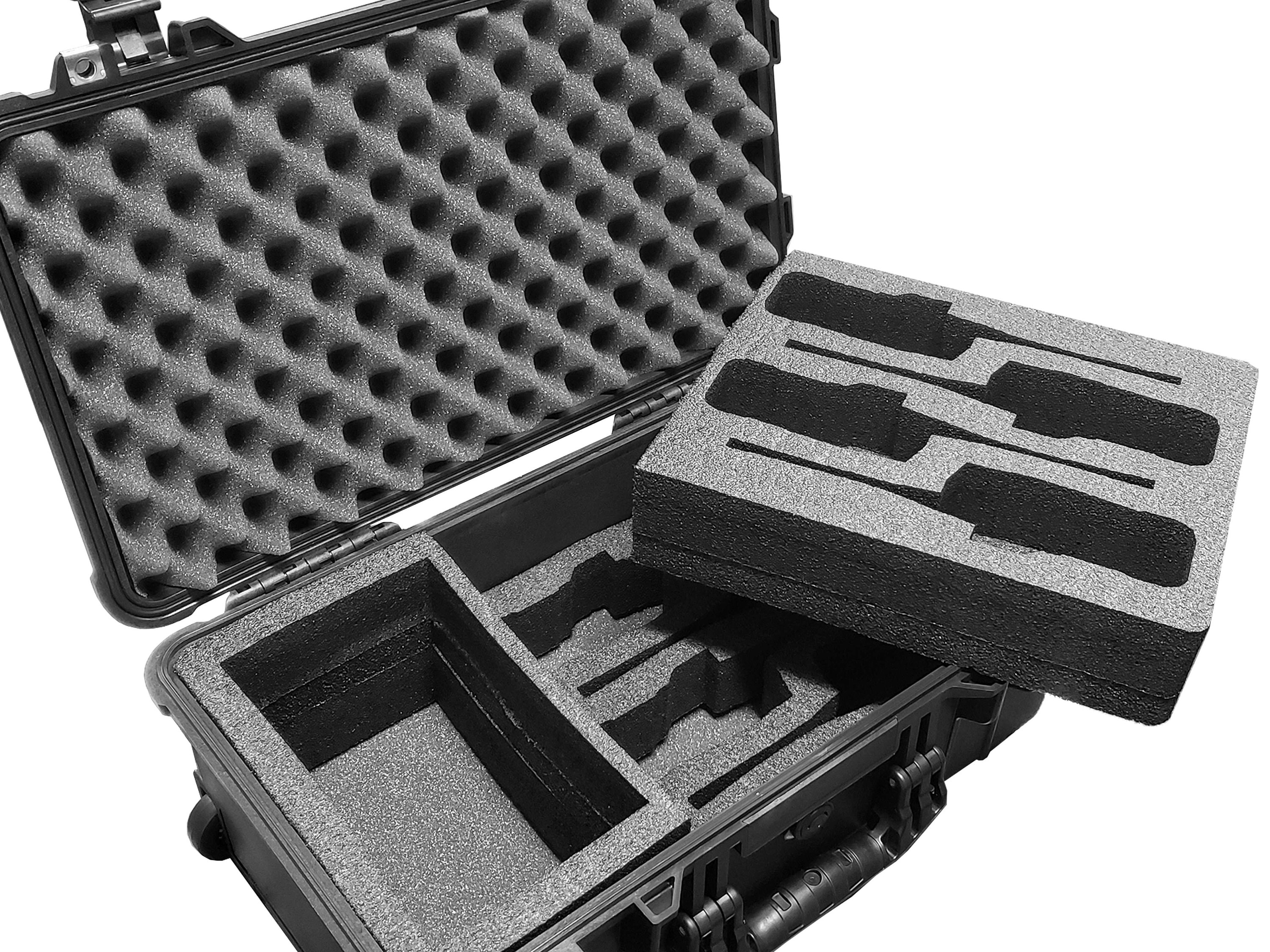 Pelican Case 1510 Custom Foam Insert for 8 Tait Walkie Talkie Radios FOAM  ONLY 