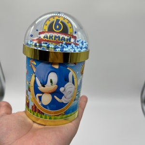 Sonic Custom Pringles Pringles Favor Box Party Favors Sonic Birthday ...