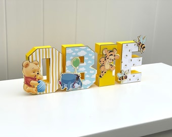 Custom Winnie Pooh 3D Letters /  Birthday Party Decorations