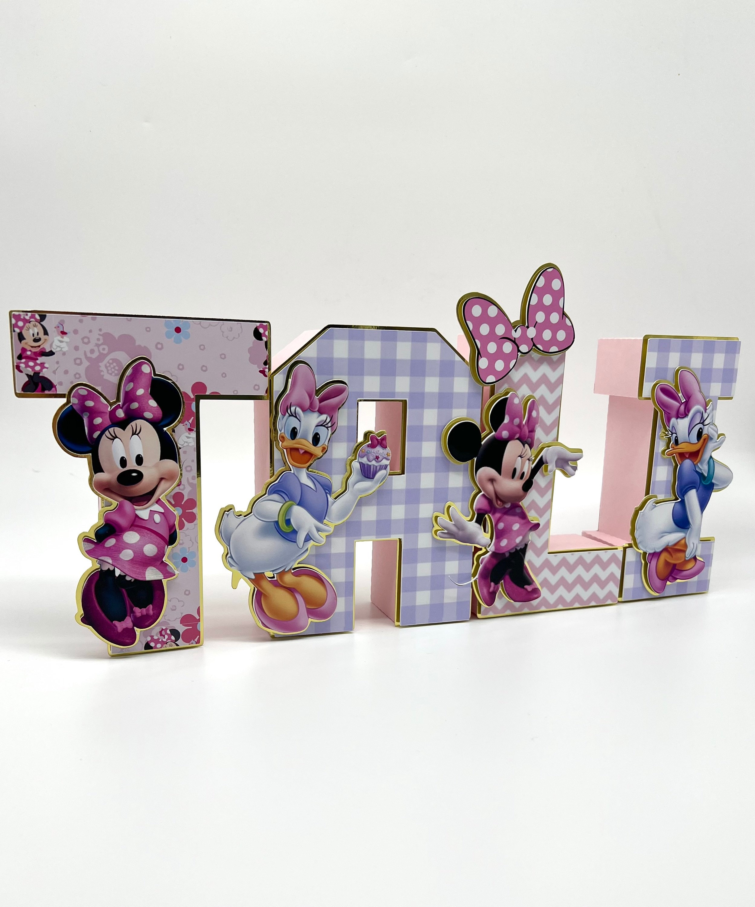 Figurine en carton Minnie Mouse en tenue de Noêl - Haut 85 cm