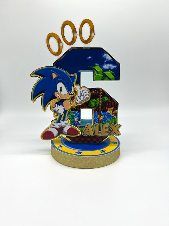 Sonic Cake Topper Sonic Birthday -  Hong Kong