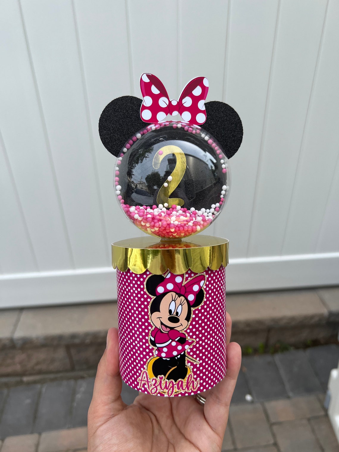 Custom Minnie Mouse Hot Pink Pringles / Pringles Favor Box / - Etsy