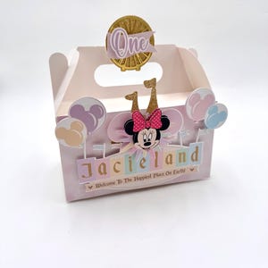 Cajas de favor de Mickey Mouse personalizadas / inspiración Disney de fiesta / Suministros de fiesta Mickey Mouse / cumpleaños Mickey Mouse