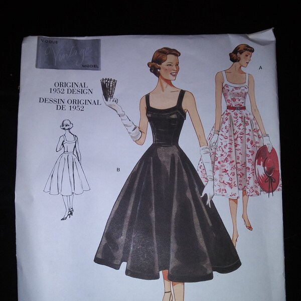 Vogue 2902 Uncut Vintage Reprint Sewing Pattern Size D (12-16)