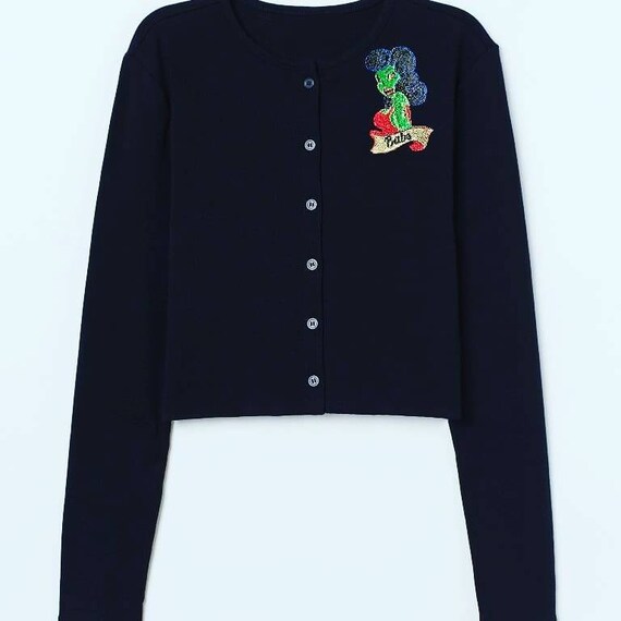 Women's Embroidered Custom Cardigan 
