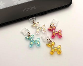 Charm USB-C Micro USB para Kindle con forma de perro globo: tapón antipolvo para lector electrónico Shimmer