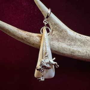 Buffalo Earrings Bison Silver