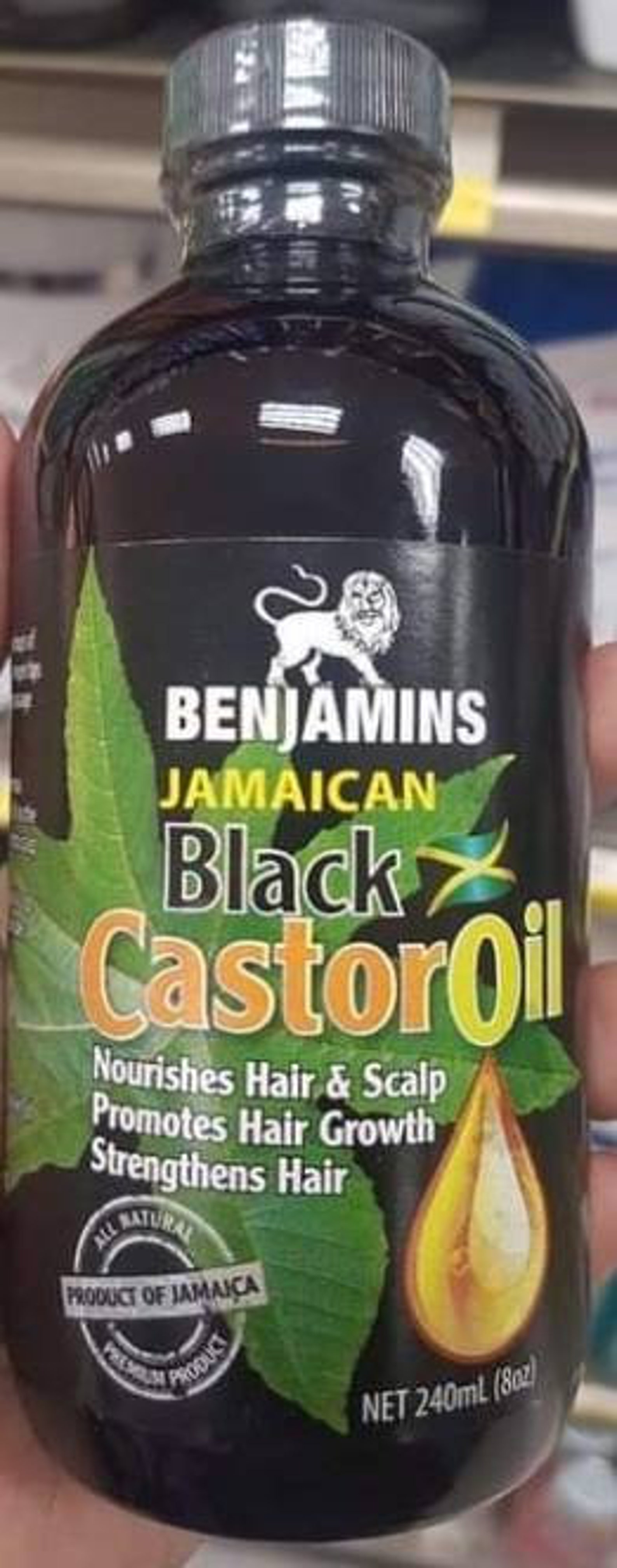 Jamaica BENJAMINS black Castor oil 240ml Etsy