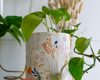 Morning Walk - Indoor plant fabric plant pot cover