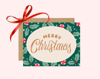 Merry Christmas | A2 Greeting Card