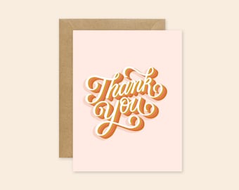 Thank You | A2 Greeting Card